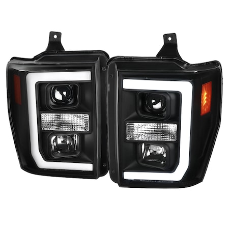 Spec-D Tuning 08-10 Ford F250 Projector Headlights 2LHP-F25008JM-RS